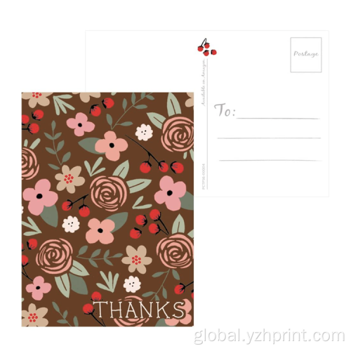 Personalized Greeting Cards Custom Thank You Postcard Cute Postcard Custom Manufactory